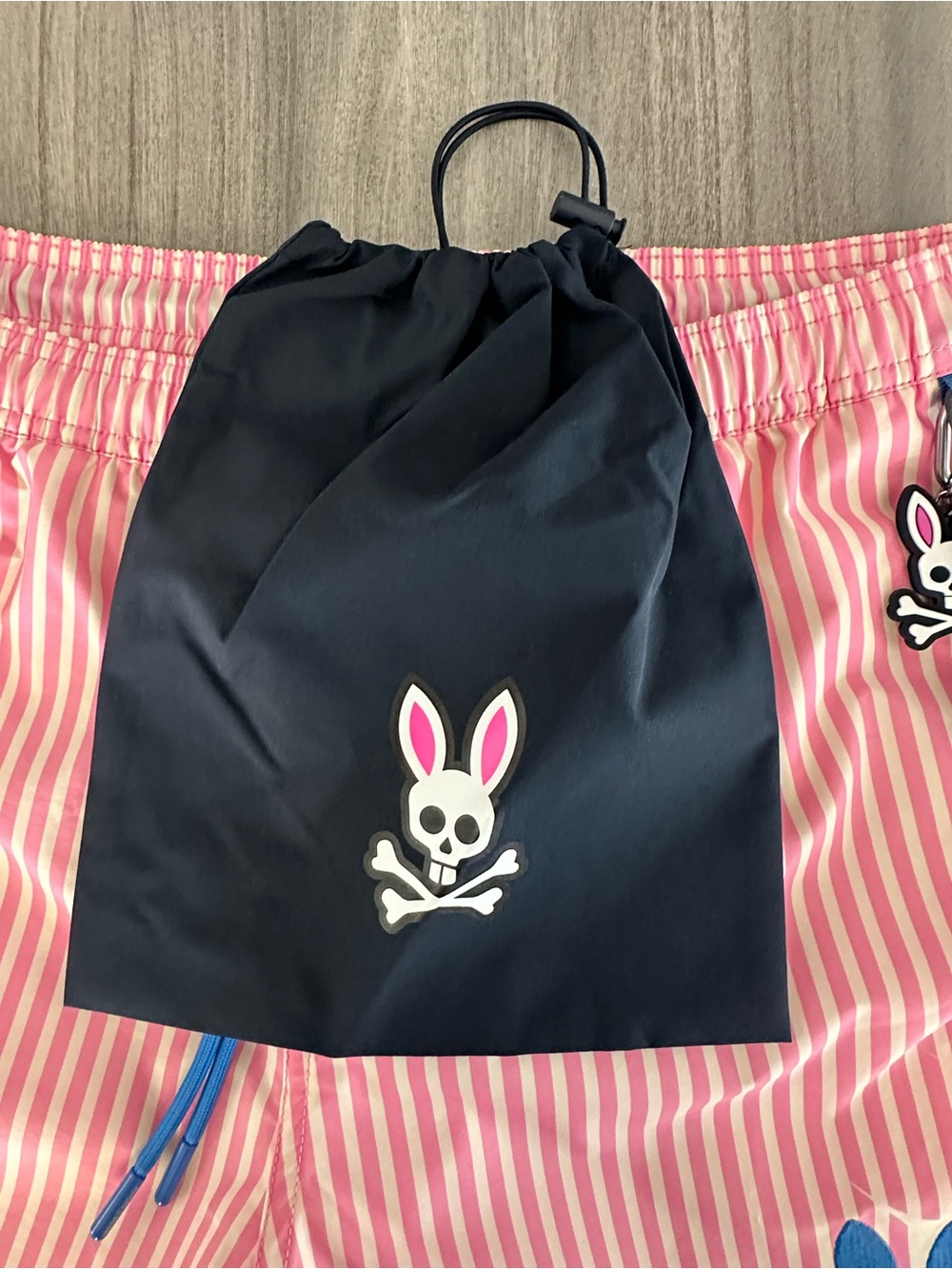 Psycho Bunny Swim Shorts Begonia Pink 5” - Picture 6 of 9